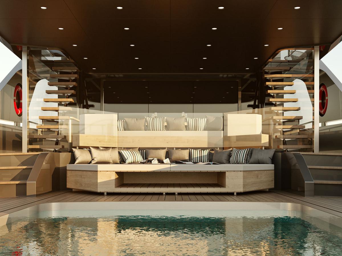 lady fleur yacht pool